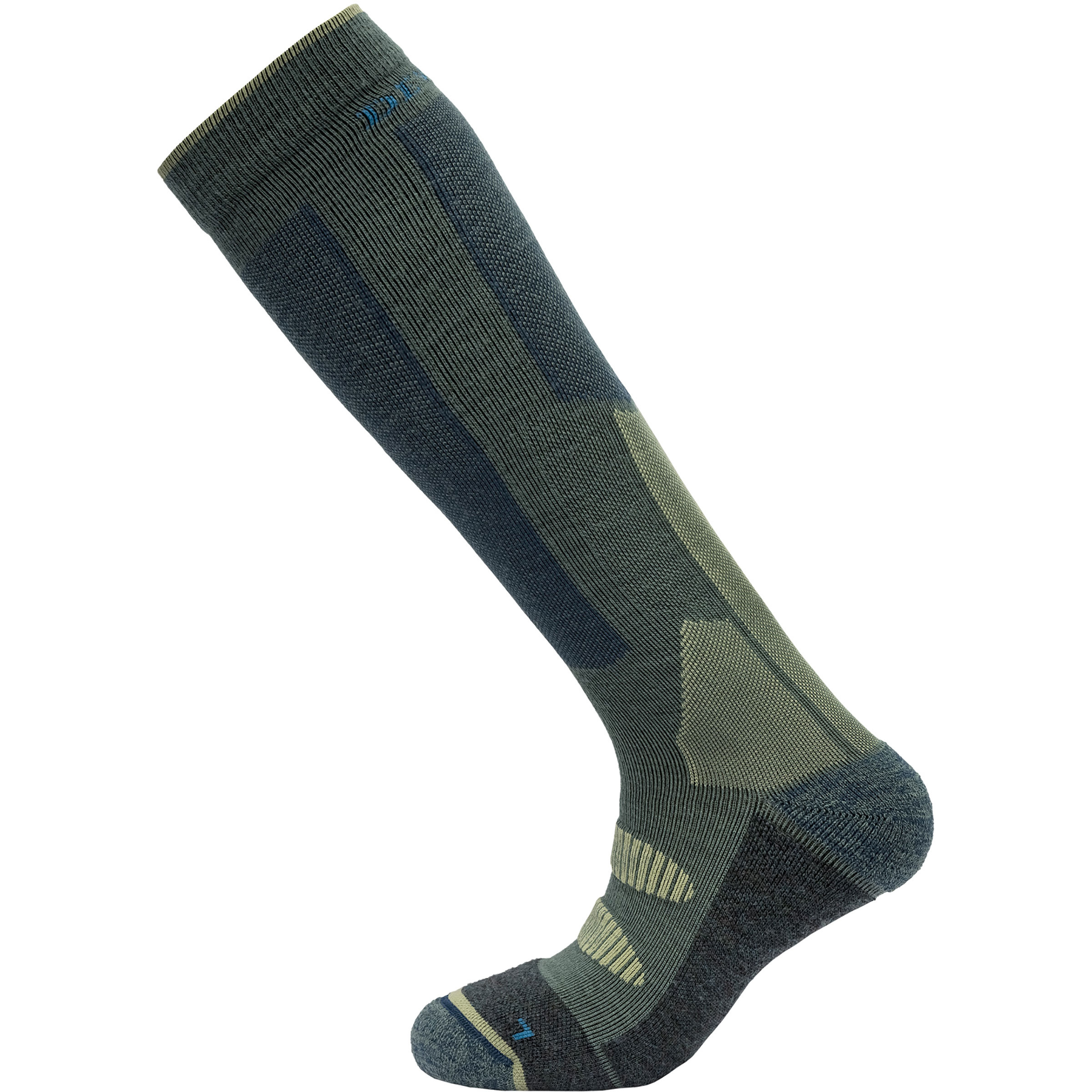Devold Ski Touring Merino Skisocken gruen Größe 35 Trekking Elastisch Merinowolle