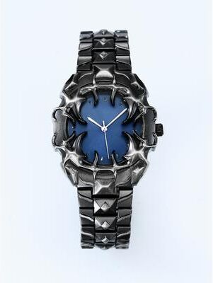 Fashion Sheath Denvosi Gothic Claw Detachable Quartz Watch Punk Street Style Accessory black Blue