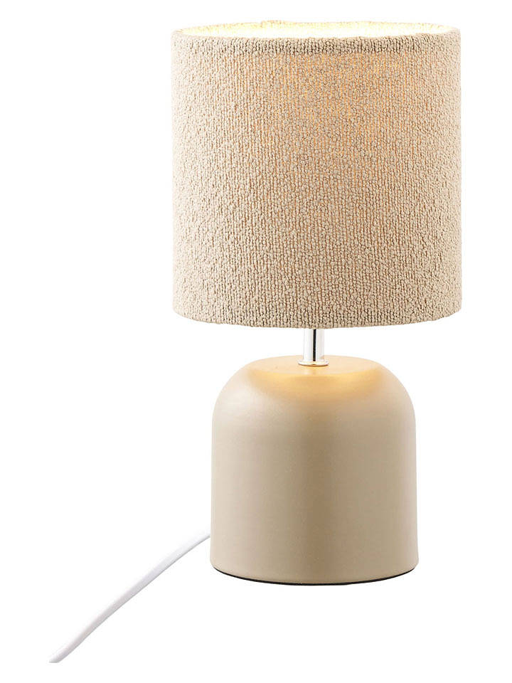 House Nordic Tischleuchte "Morley" in Hellgrau - (H)24 x Ø 12,5 cm - onesize