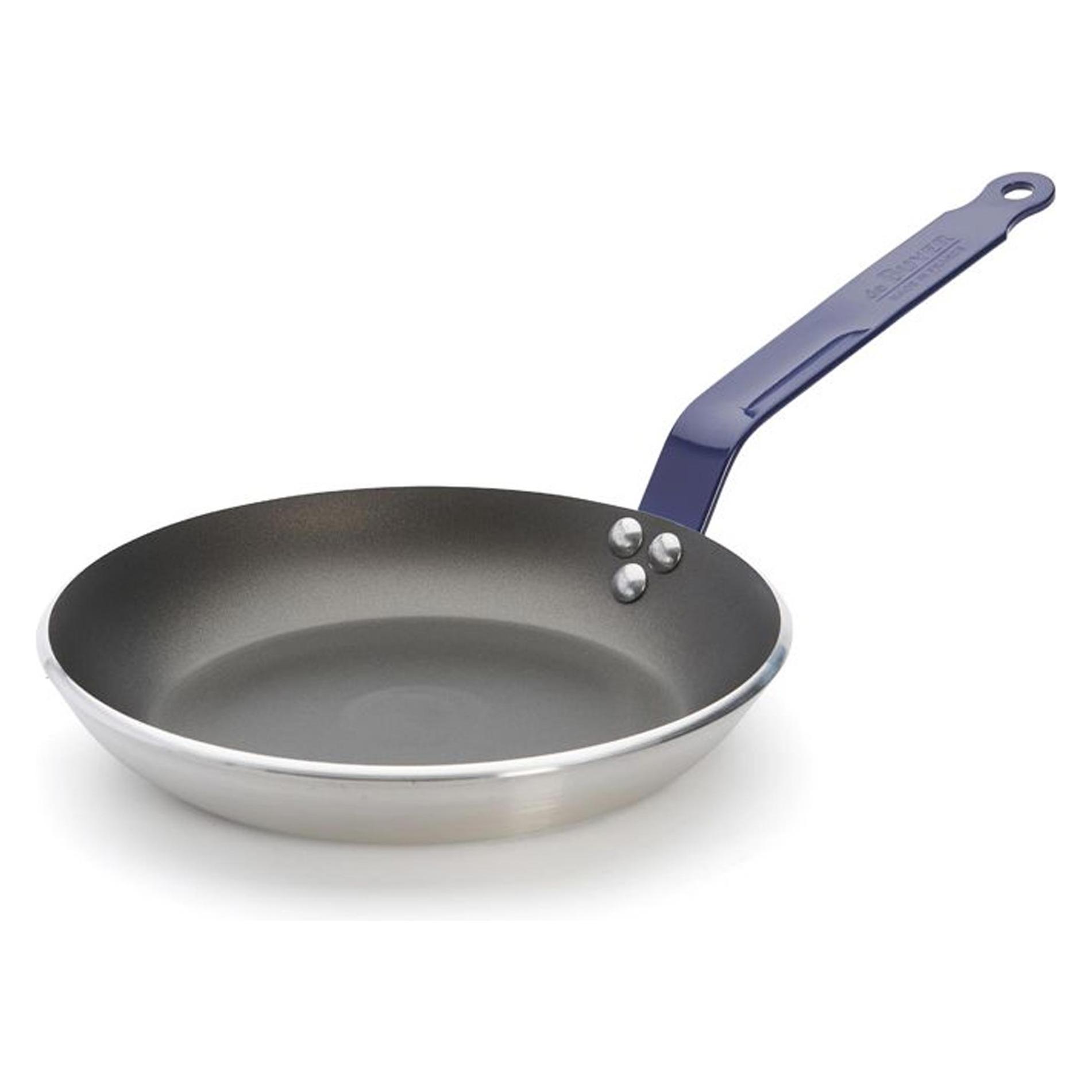 de Buyer Bratpfanne Choc Resto Griff Blau ø 24cm (Bratpfanne, Aluminium, 24 x 3.70 cm) (10-844024)