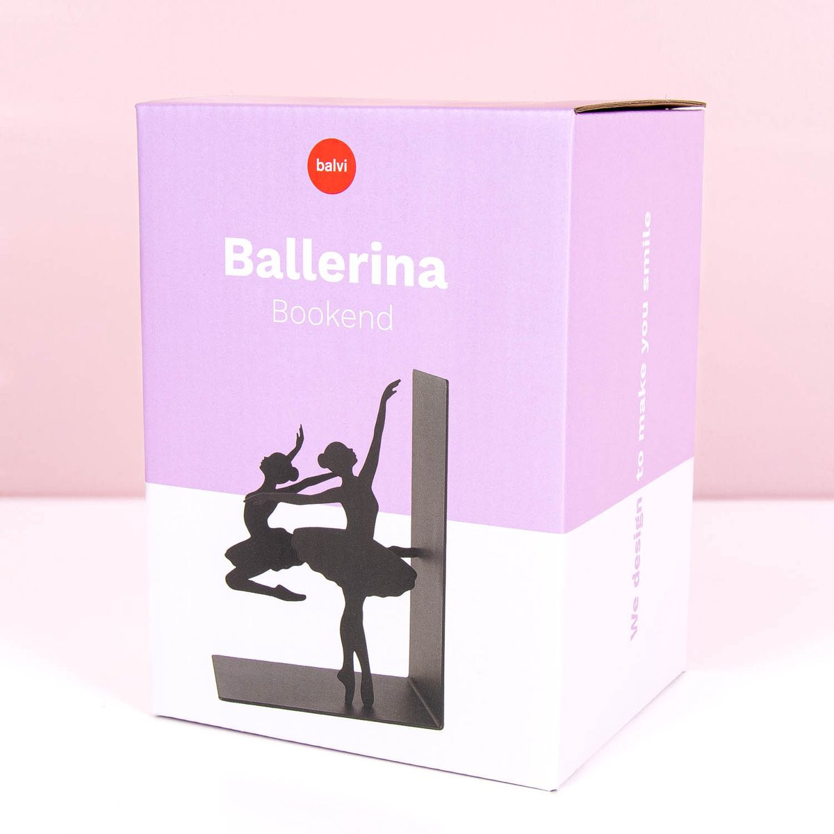 Balvi Boekensteun Ballerina zwart metaal