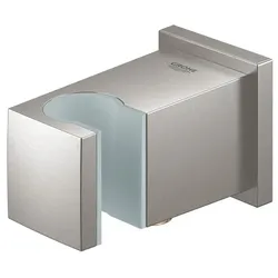 GROHE Euphoria Cube Wandanschlussbogen mit Duschhalter Supersteel 26370DC0