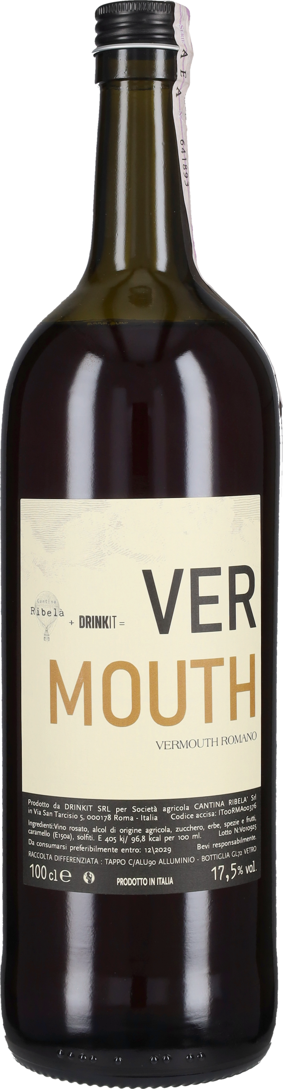 Cantina Ribelà Vermouth Romano Ribelà - 100cl