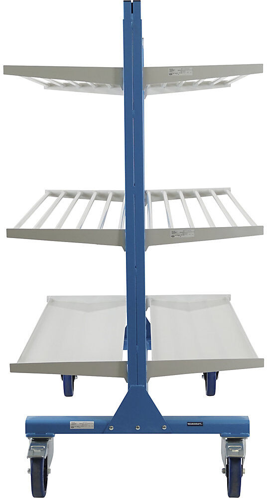 kaiserkraft Auffangblech, für Tragarm-Regalwagen, VE 2 Stk, LxB 1709 x 400 mm