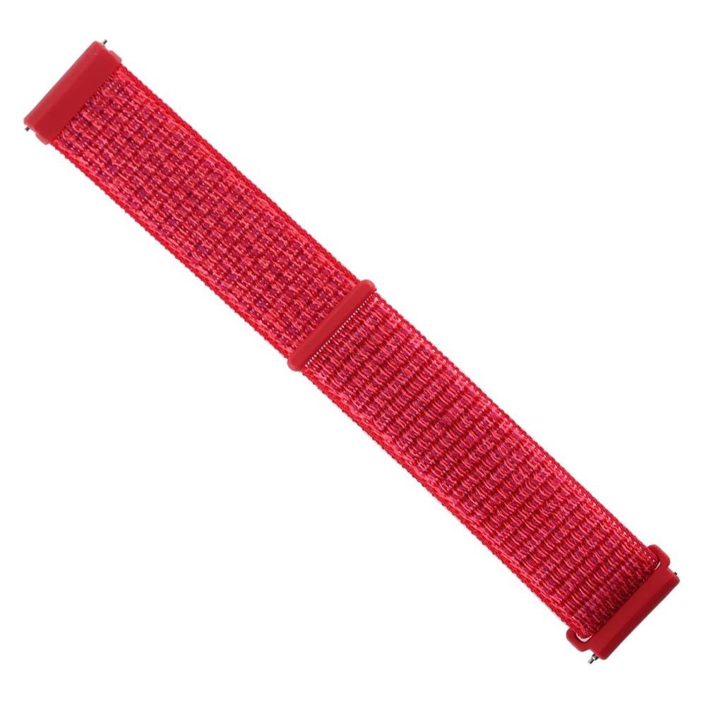 Cover-Discount Fitbit Versa - Nylon Armband mit Klettverschluss rot (Nylon) (EDA00227901A)