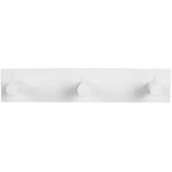 Home It, Garderobe + Kleiderstange, Knageraekke med 3 knage - hvid
