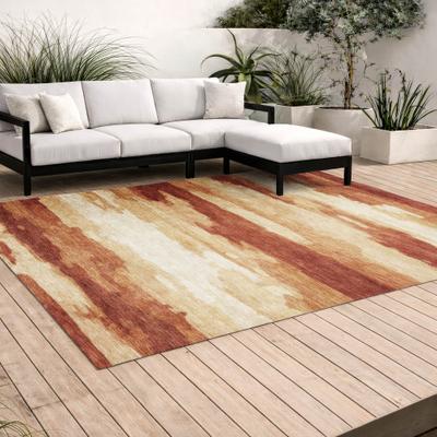 Addison Rugs Machine Washable Indoor/ Outdoor Ombre Brewer Chantille Rug