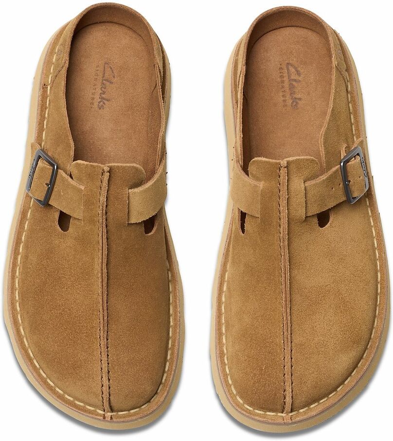 CLARKS Mules fermées en cuir suède Solsbury Mule
