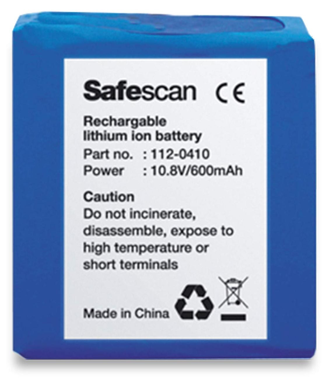 Safescan 112-0410 LB-105 Oplaadbare batterij