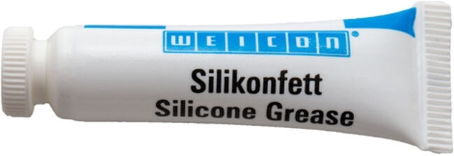 WEICON Silikonfett, lebensmittelechtes Schmierfett, 5 g, farblos, transluzent (26350005)