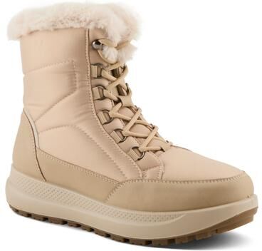 Women's Laroui Winter and Snow Bootie by Flexus by Spring Step in Beige (Size 36 M)