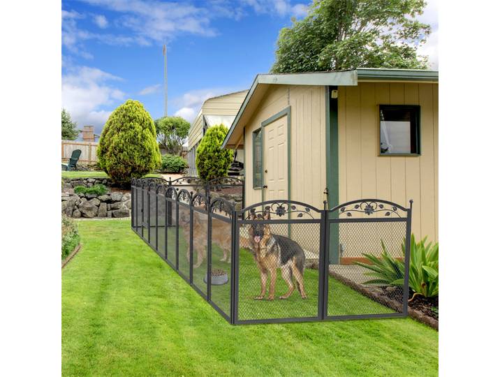 Parc pour chien RapDuty, clôture en métal pour chiot, imperméable, tapis de fertilité pour mise bas, entraînement, extérieur, intérieur, stylo, bricolage, 8 panneaux
