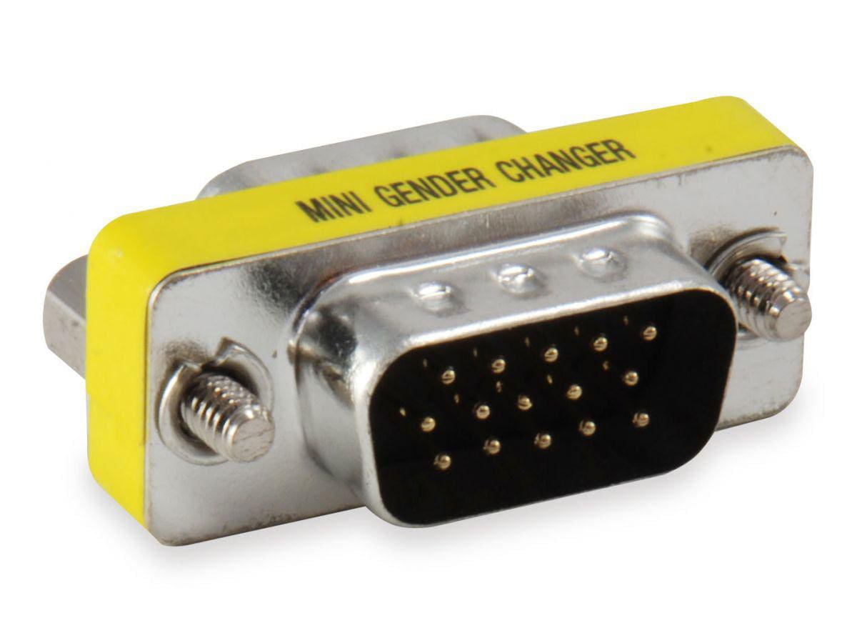 EQUIP 124320 HD15 VGA Gender Changer Verbinder Stecker auf Stecker