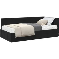 vidaXL, Bett, Samtbettrahmen (90 x 190 cm)
