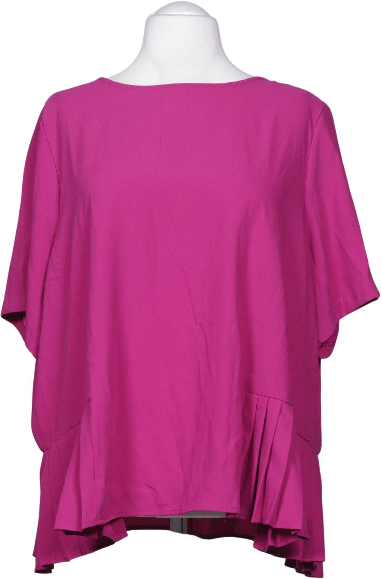 Eloquii Damen Bluse, Pink, Kurz-Gr. EU 24, Elasthan / Baumwolle - Second Hand