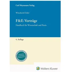 F&E-Verträge, Fachbücher von Sebastian Wündisch, Markus Zirkel