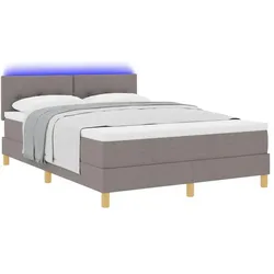 vidaXL, Bett, Gamisus (Knopfheftung) (140 x 200 cm)