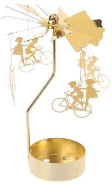 Uplift Treasures Metal Rotating Candle Holder Christmas Decor bike