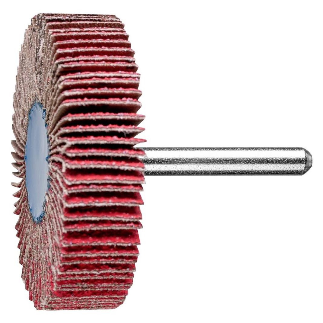 Pferd Keramikkorn Fächerschleifer F Ø 60x15 mm Schaft-Ø 6 mm CO-COOL60 hoher Abtrag auf Edelstahl (60) (F 6015/6 CO-COOL 60)