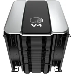 Cooler Master CoolerMaster Kühler V4 Alpha Black (161 mm), CPU Kühler, Schwarz