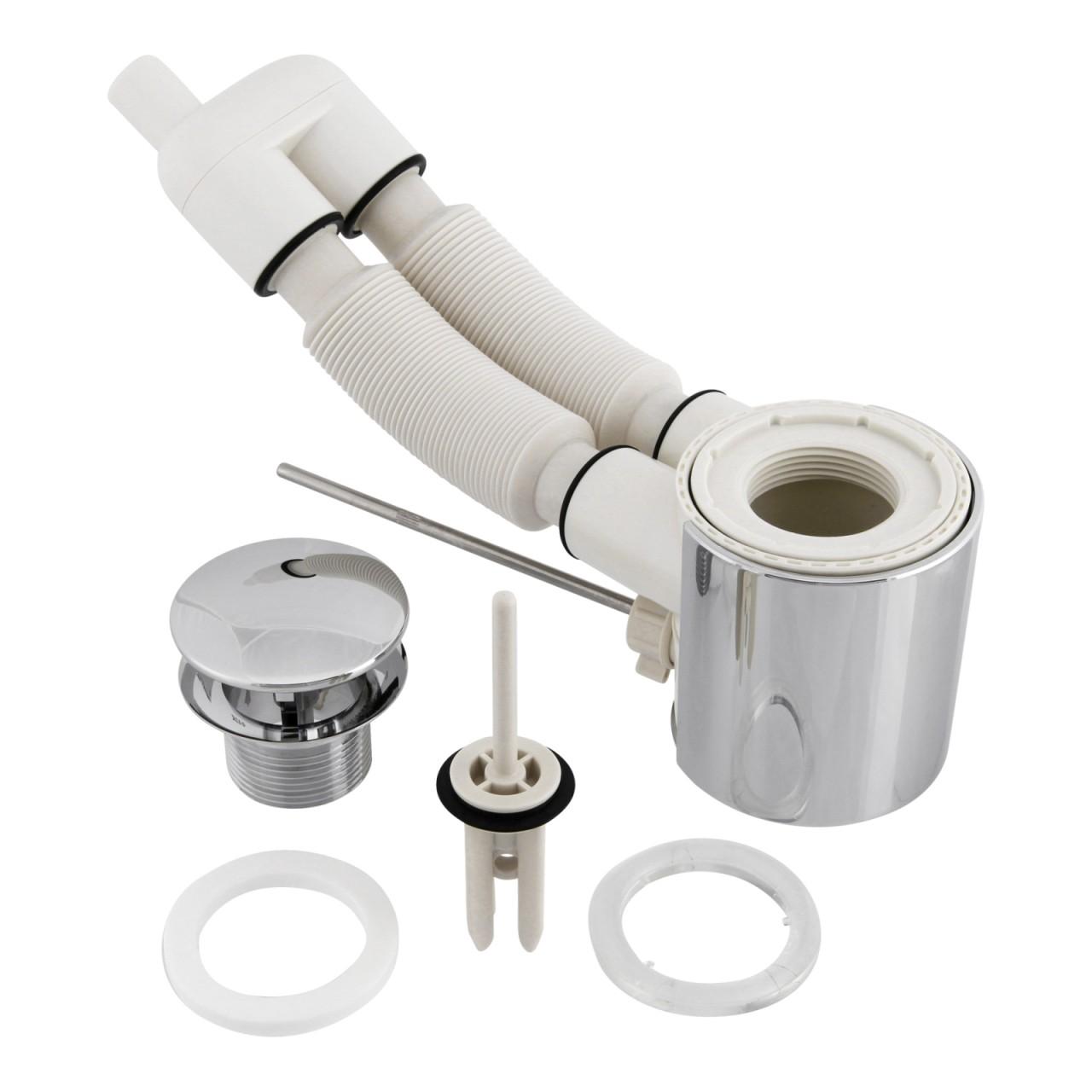 Ideal Standard Ablaufgarnitur SIMPLYU, N8326AA mit Ül. Ideal Flow N8326AA