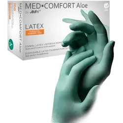 Latexhandschuhe Ampri Med Comfort Aloe XL Gr. 10, innen Aloe Vera beschichtet, 100 Stück/Box