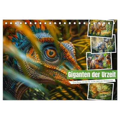 Giganten der Urzeit (Tischkalender 2027 DIN A5 quer), CALVENDO Monatskalender
