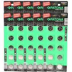 PATONA Premium 100x CR2032 Batterien (10x10er) Pack 3V Lithium