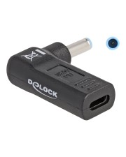 Delock Adapter für Notebook Ladekabel USB Type-C Buchse zu HP 4.5 x 3.0 mm Stecker 90° Digital/Daten (60004)