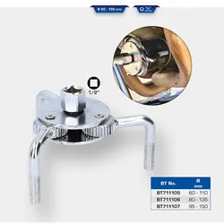 Brilliant Tools 3-Arm Ölfilterschlüssel - BT711107