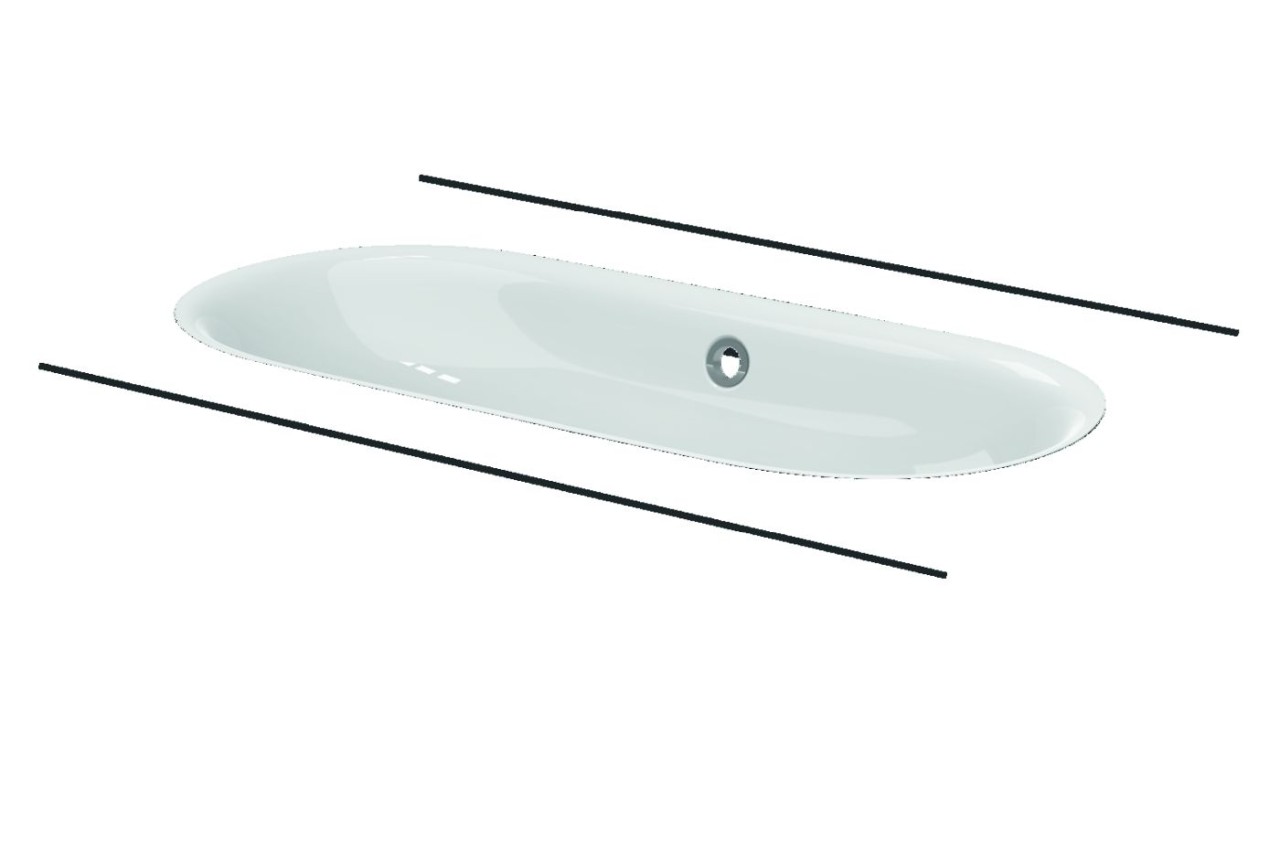 Bette Waschtisch Oval Comodo Unterbau mit A218-000mUeL
