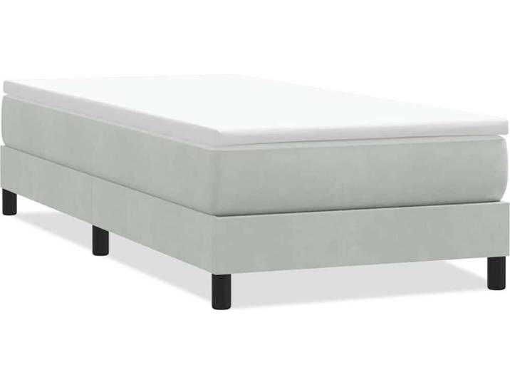 Maison Exclusive - Sommier à lattes de lit sans matelas gris clair 100x210cm