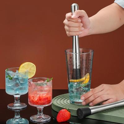 Multisell Products Hub Multifunctional Popsicle Cocktail Swizzle Stick, New Stainless Steel Crushed Ice Hammer, Fruit Muddle Pestle For Bar Use Multifunctional Popsicle Cocktail Swizzle Stick, New Stainless Steel Crushed Ice Hammer, Fruit Muddle Pestle Fo