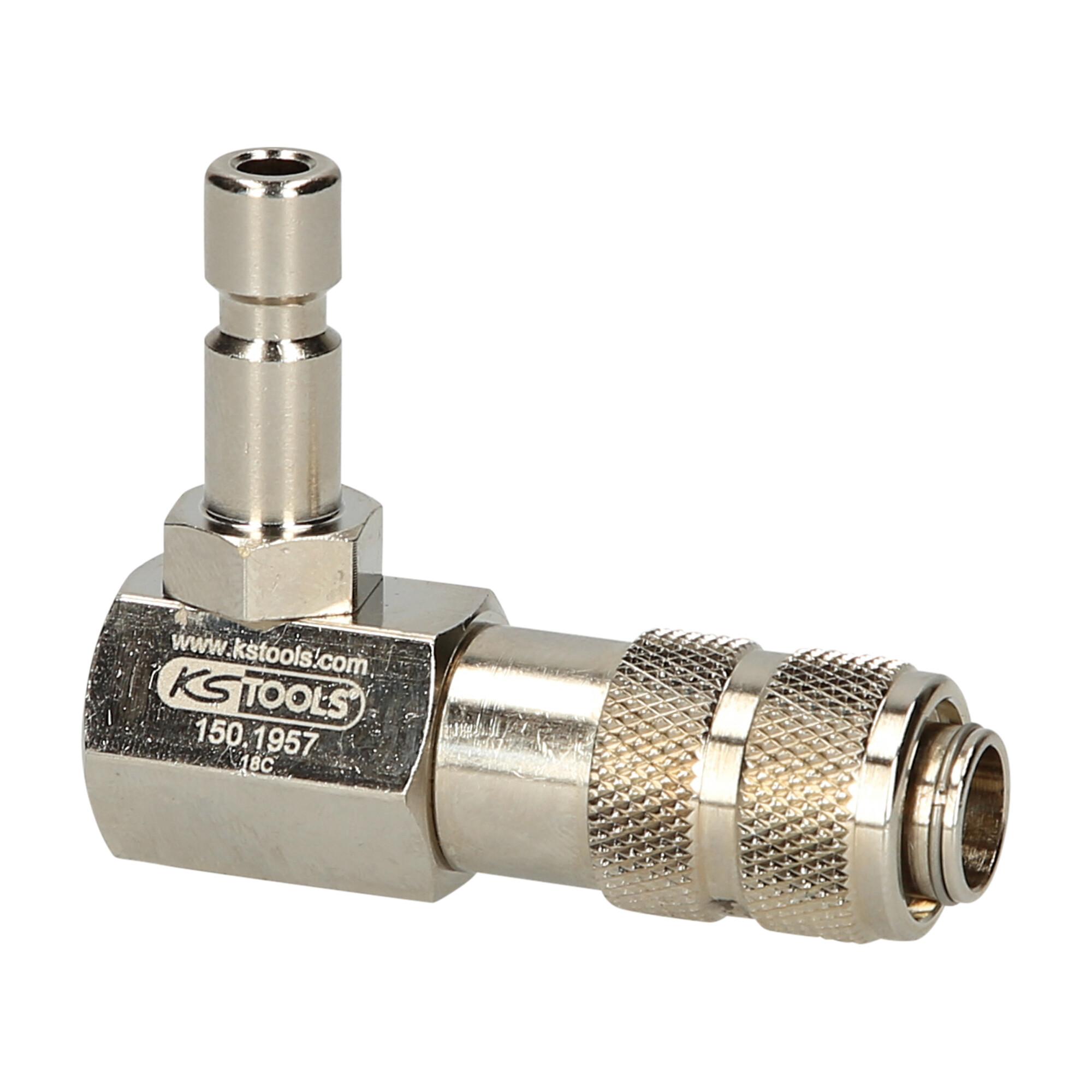 KS Tools Kühlsystem-Bajonettadapter, 90° abgewinkelt (150.1957)