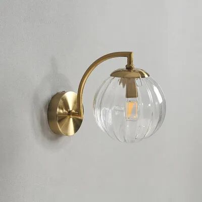 Friendly Fresh Finds Modern LED Glass Wall Lamp Nordic Minimalist Bedroom Bedside Sconce clear Color