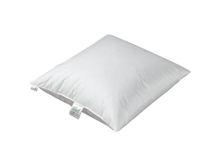 Oreiller Blanc 80 x 80 cm Housse de coussin : 100 % coton Rembourrage : 70 % plumes d'oie, 30 % duvet d'oie 70% plumes d´oie, 30% duvet