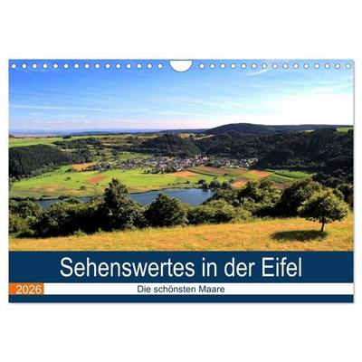 Sehenswertes in der Eifel - Die schönsten Maare (Wandkalender 2026 DIN A4 quer), CALVENDO Monatskalender