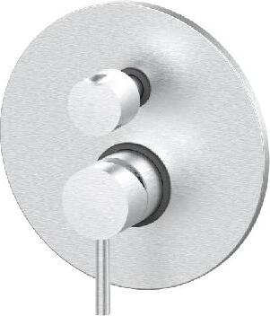 Paffoni Light - Unterputzarmatur für 2 Verbraucher, Edelstahl LIG018ST