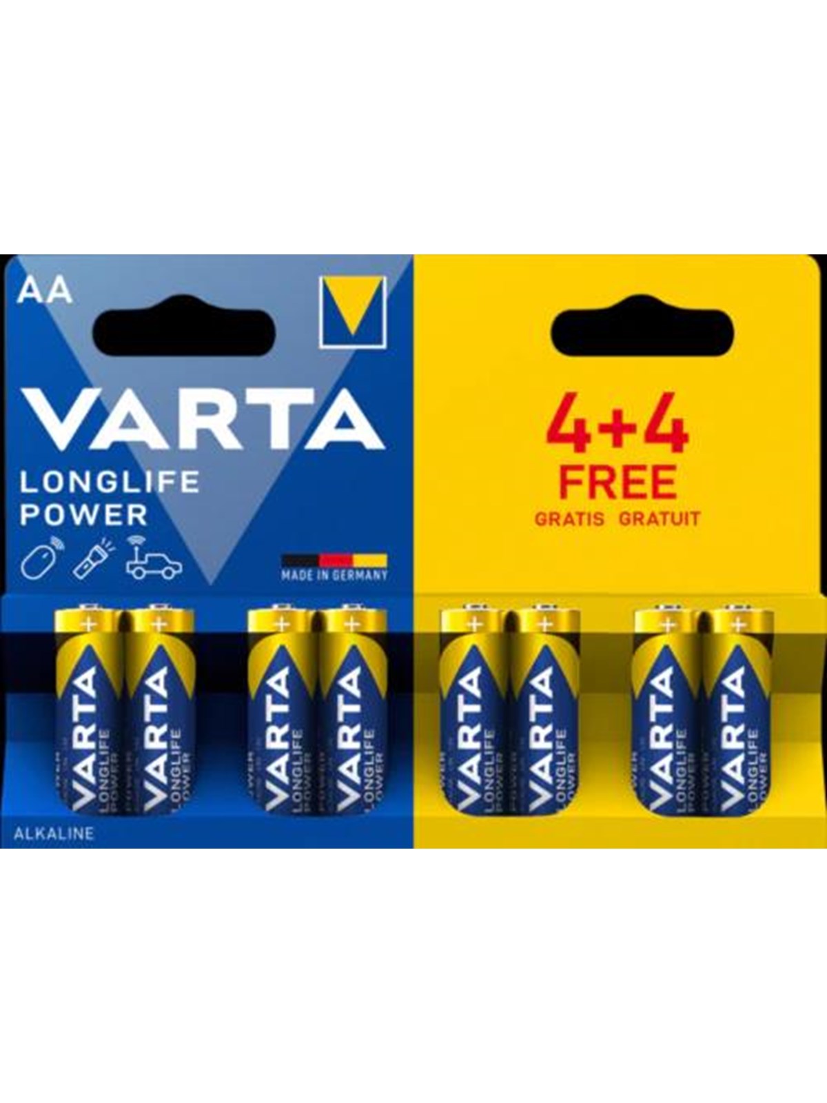 VARTA Longlife Power AA - 8-Pack