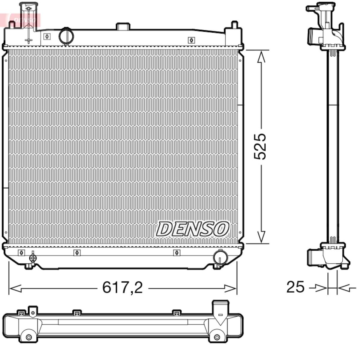 Kühler DENSO DRM50141