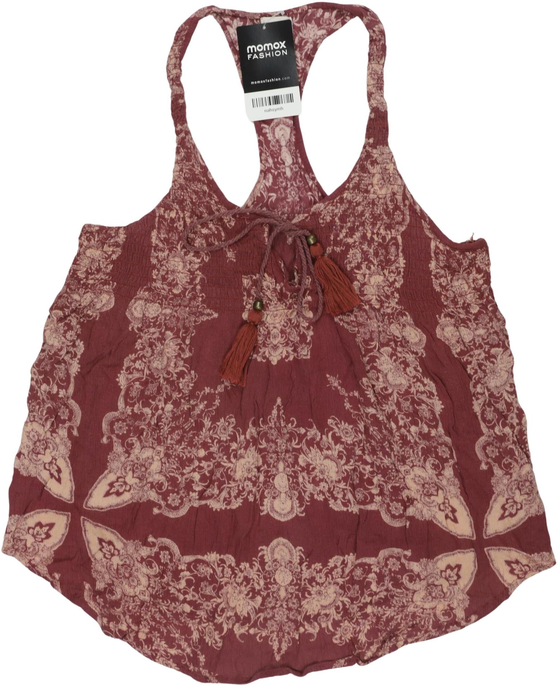 O Neill Damen Top, Rot, Gr. XS, Viskose - Second Hand