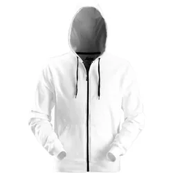 Zip-Hoodie "2026" - M - Weiß