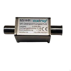 Überspannungsschutzgerät für Kabel-Netze Durchgangsdämpfung < 0,5 dB 1x IEC-Stecker 1x IEC-Buchse