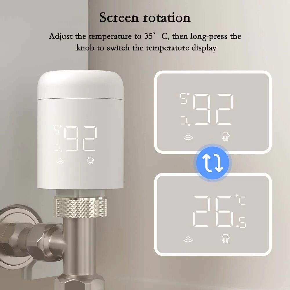 INF Tuya WiFi Smart Thermostat-Heizkörperventil - Intelligente Temperaturregelung für Heizkörper
