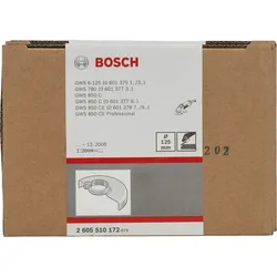 Bosch Schutzhaube ohne Deckblech, 125 mm, mit Codierung, passend zu GWS 6-125 - 2605510172