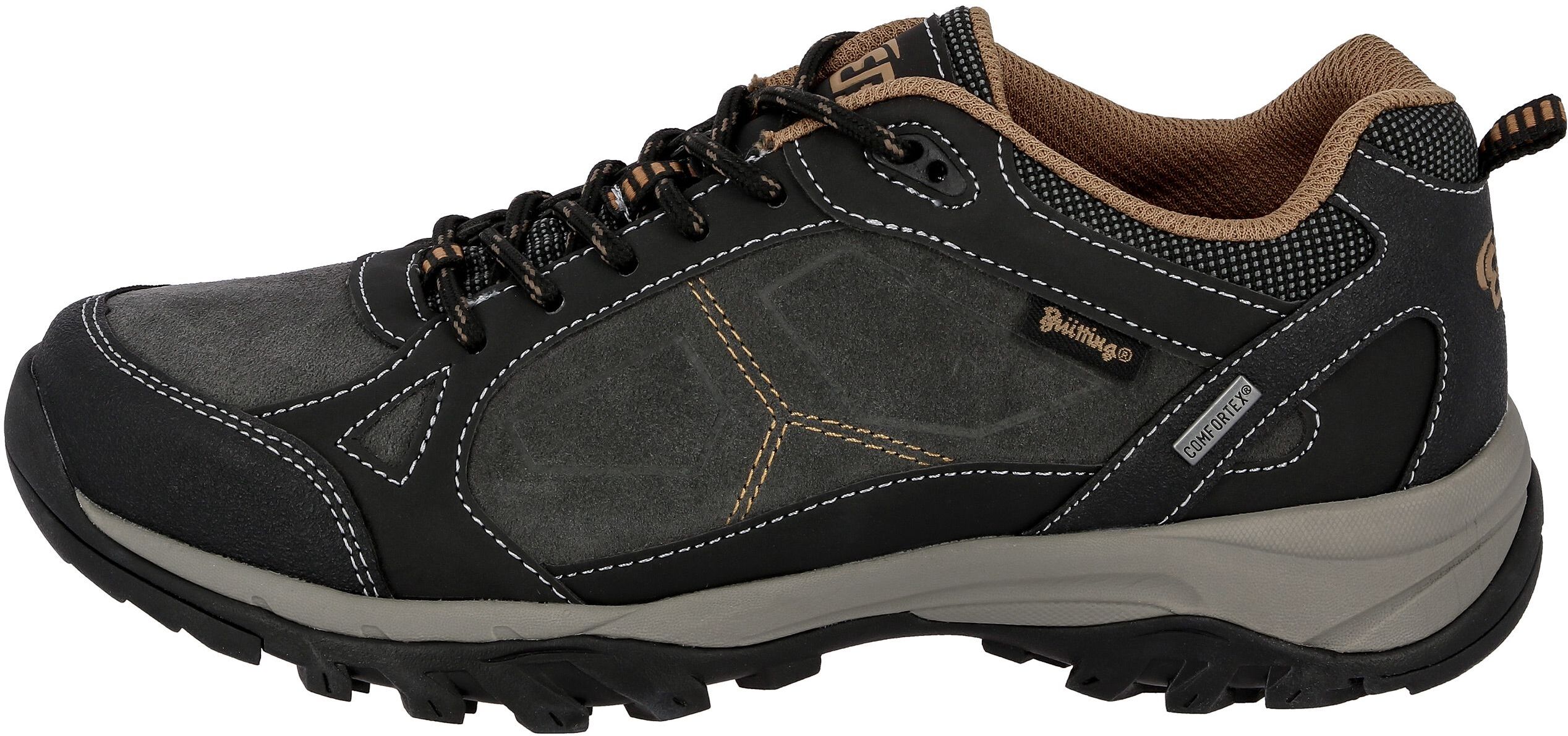 Outdoorschuh BRÜTTING "Outdoorschuh Akron", Herren, Gr. 46, braun, Veloursleder, Schuhe Outdoorschuh braun 46