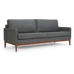 Nordic Collection Sofa Finn Stoff Warm Zinc 3-Sitzer