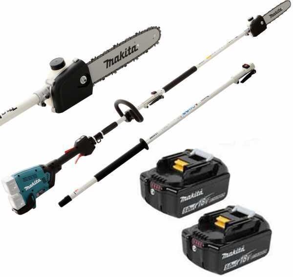 Akku-Hochentaster 36V Multifunktion Makita DUX60 mit 108cm Teleskopschaft - Batterie 2x18V 3Ah