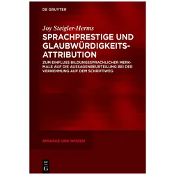 Steigler-Herms:Sprachprestige und Glaub, Sprachbücher von Joy Steigler-Herms