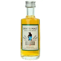 Säntis Malt Miniatur - Edition Sigel - Appenzeller Single Malt -...